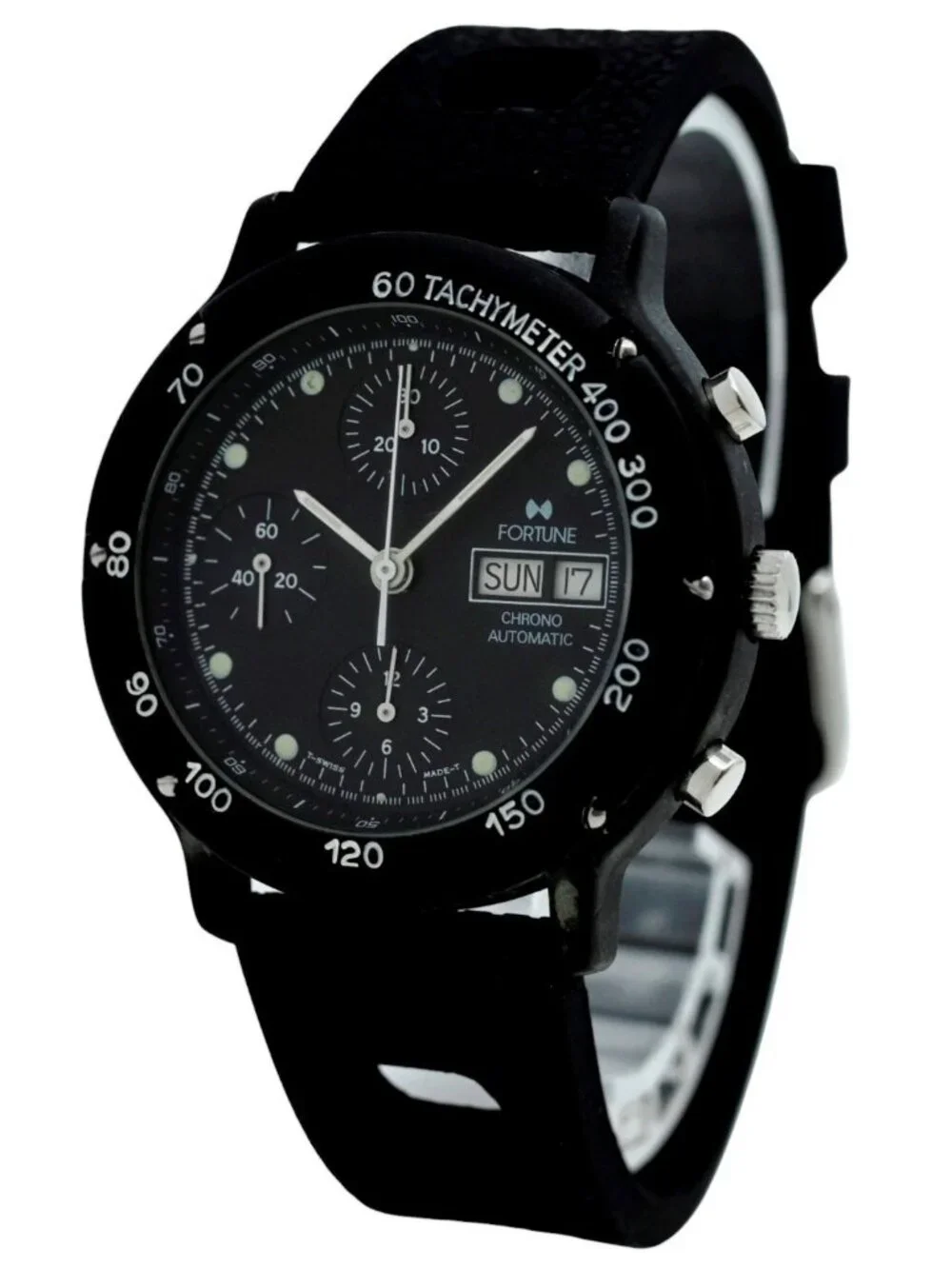 Fortune 40mm Men's Automatic 7750 Chronograph Day-Date PVD Watch! Ref: 6511!